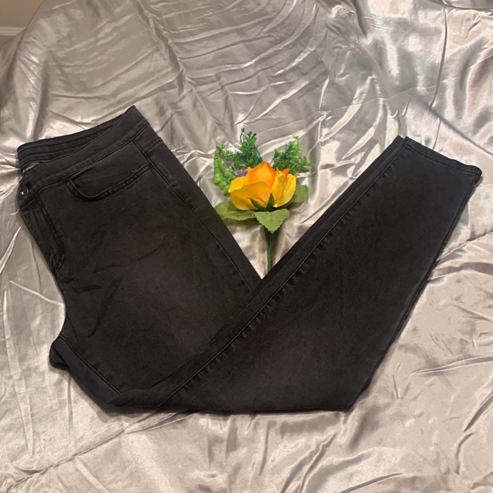 🌹 j.jill DENIM • 5.Pocket Soft Black High Waist Leggings Jeggings •